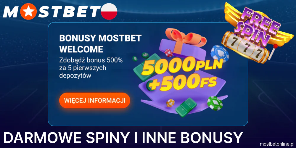 Mostbet bonus bez depozytu za rejestrację