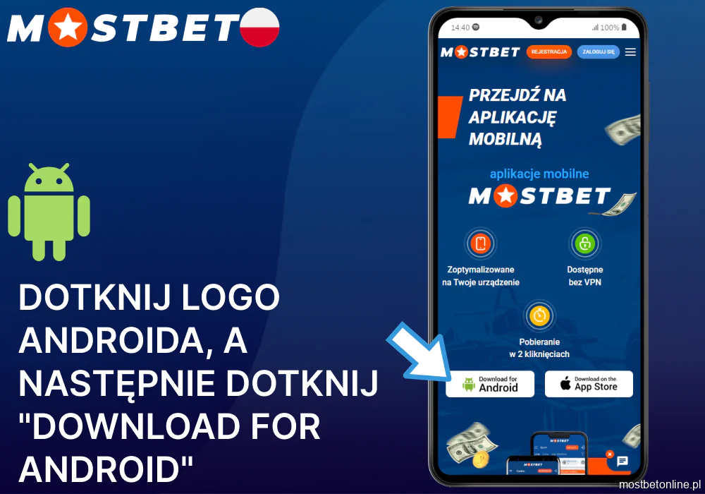 Wybierz Pobierz dla Androida na Mostbet