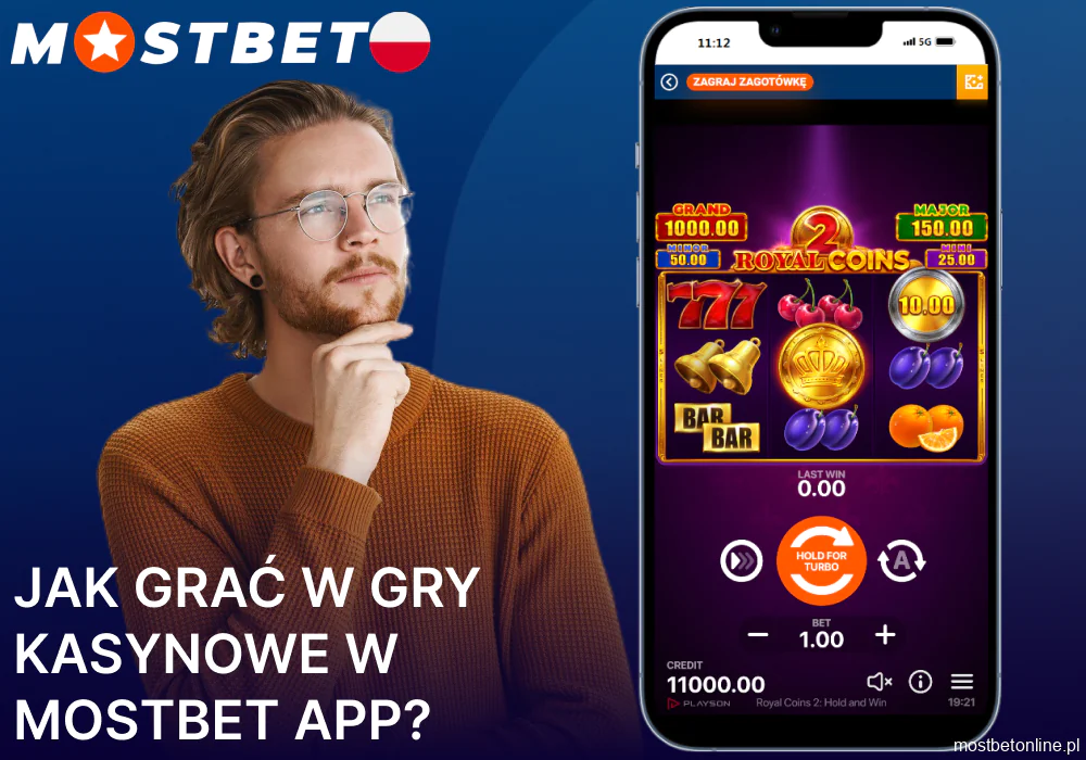 Instrukcja gry w kasyno na Mostbet App