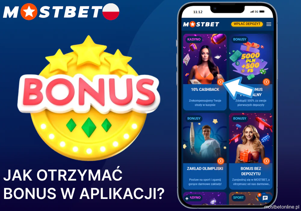 Odbierz bonus w aplikacji