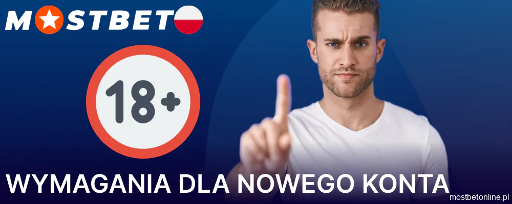 Kryteria dla nowego konta Mostbet