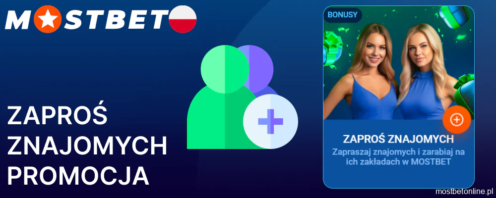 Zaproś przyjaciół i korzystaj z promocji Mostbet