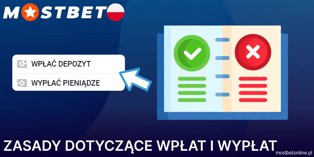 Zasady wpłat i wypłat środków