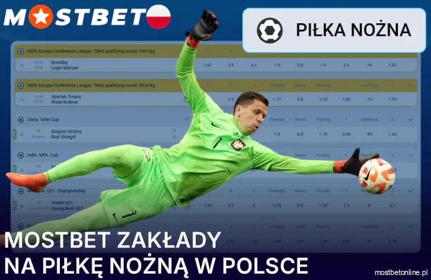 Zakłady na piłkę nożną w Mostbet