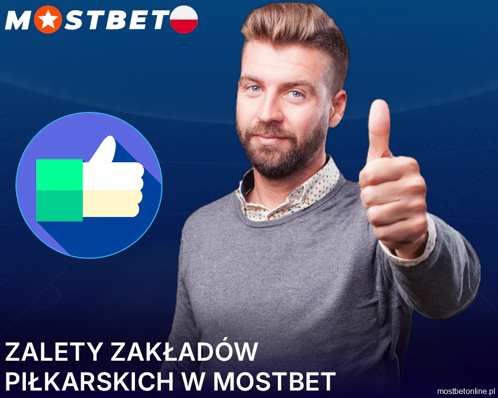 Plusy zakładów piłkarskich na Mostbet