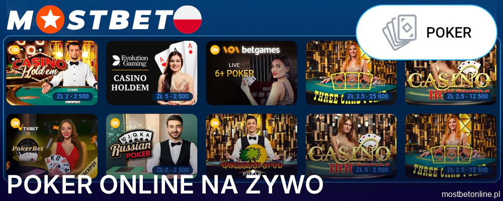 Poker na żywo online