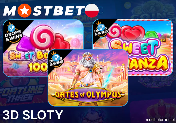 3D sloty w Mostbet