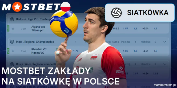 Zakłady na siatkówkę w Mostbet