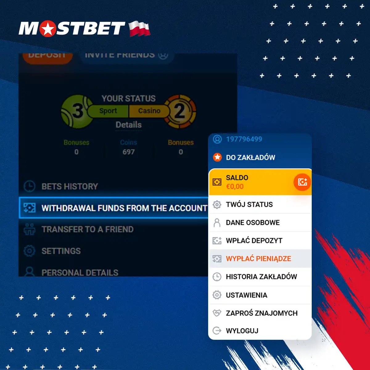 Jak dokonać wypłaty w Mostbet Polska