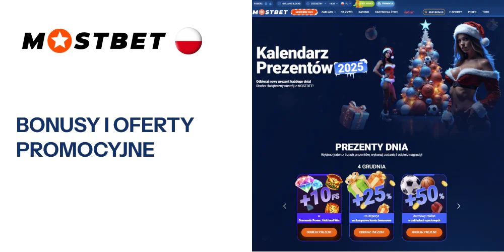 Bonusy Mostbet to sposób na nagradzanie aktywnych graczy z Polski